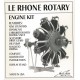 80 hp Le Rhone Rotary kit 1/8 scale